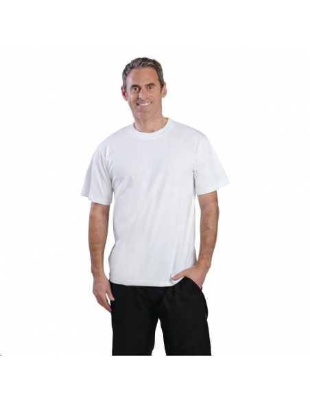 T-Shirt mixte blanc L A103-L Accueil