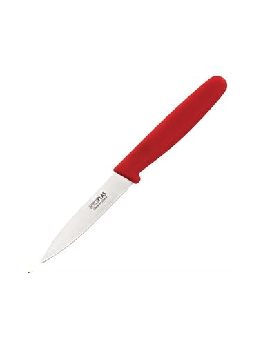 Couteau d office Hygiplas rouge 7,5 C542 Accueil