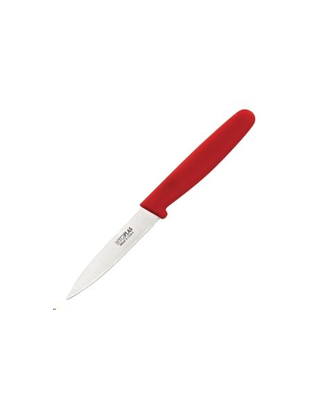 Couteau d office Hygiplas rouge 7,5 C542 Accueil