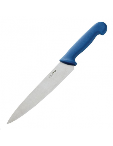 Couteau de cuisinier Hygiplas bleu  C851 Accueil