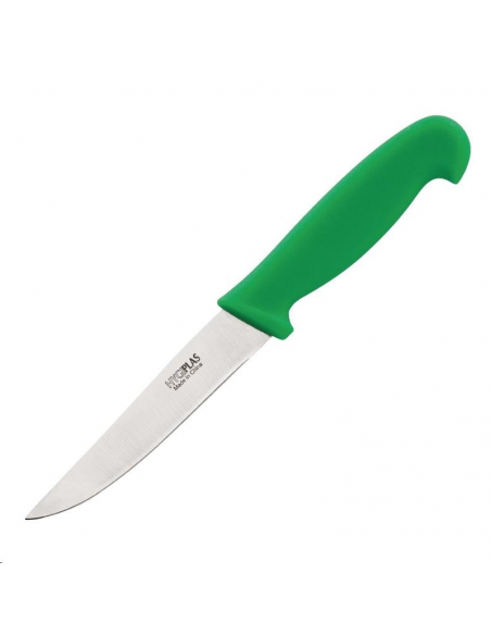 Couteau à légumes Hygiplas vert 100 C860 Accueil