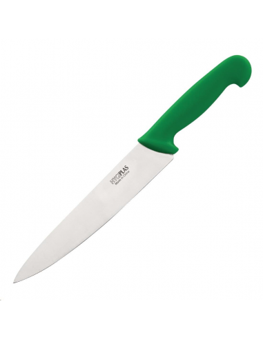 Couteau de cuisinier Hygiplas vert  C861 Accueil