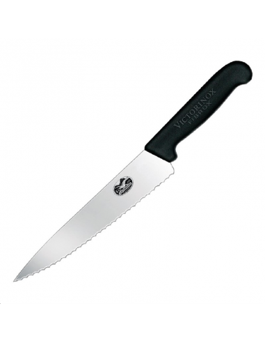 Couteau de cuisinier denté Fibrox V CC266 Accueil