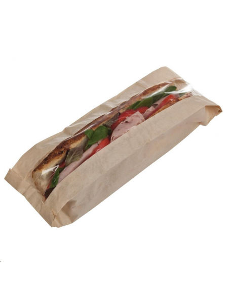 Sachet sandwich baguette en papier  CE249 Accueil