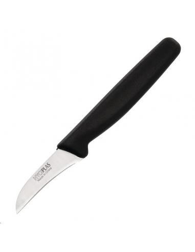 Couteau à éplucher Hygiplas noir 65 CF899 Accueil