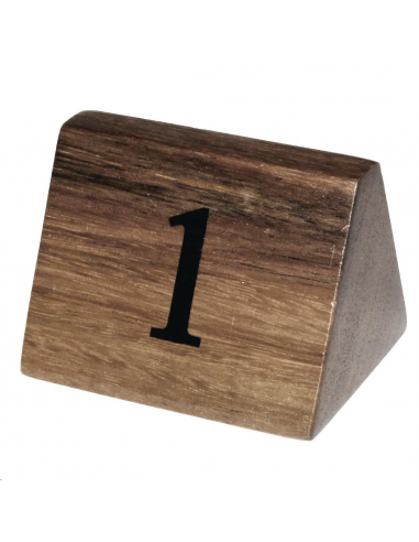 Numéros de table en bois Olympia CL392 Accueil