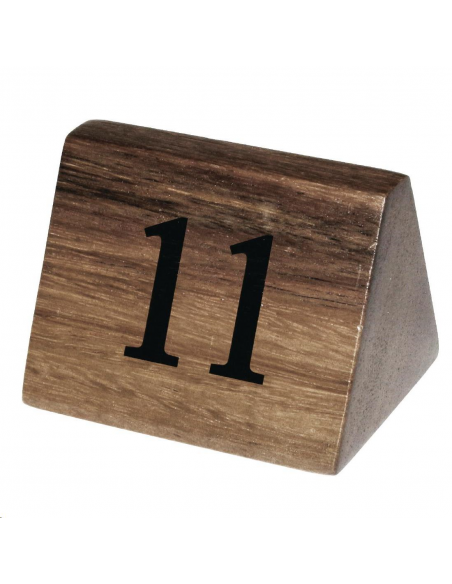 Numéros de table en bois Olympia 11 CL393 Accueil