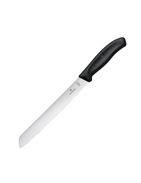 Couteau à pain 21cm noir CX745 Accueil