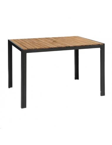 Table rectangulaire en acier et aca DS153 Accueil