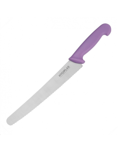 Couteau à pâtisserie denté Hygiplas FP733 Accueil