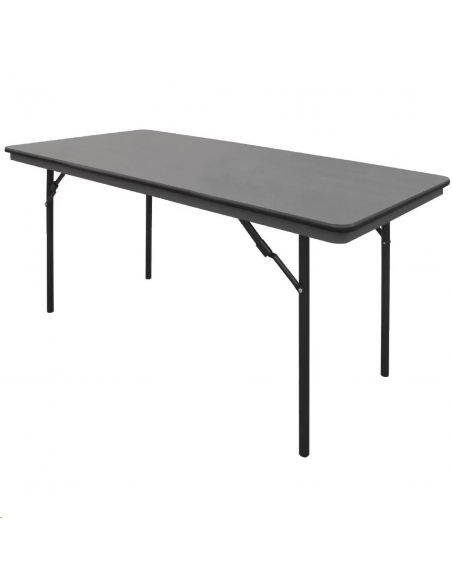 Table rectangulaire pliante grise e GC595 Accueil