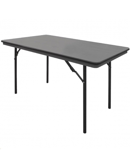 Table rectangulaire pliante grise e GC594 Accueil