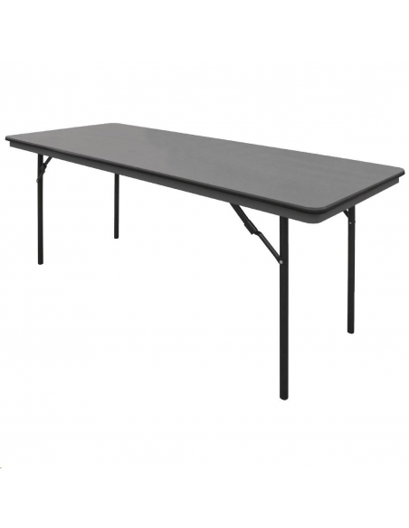 Table rectangulaire pliante grise e GC596 Accueil