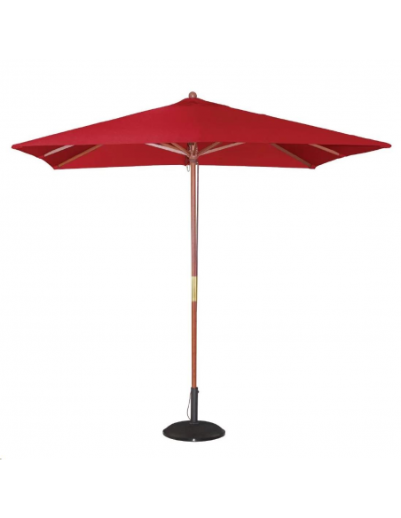 Parasol carré Bolero 2,5m rouge GL306 Accueil