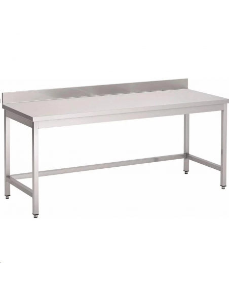 Table inox sans étagère basse avec  GN115 Accueil