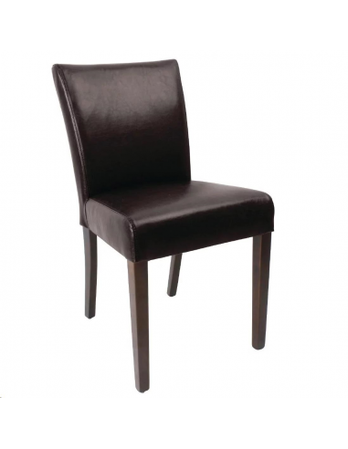 Chaise contemporaine en simili cuir GR366 Accueil