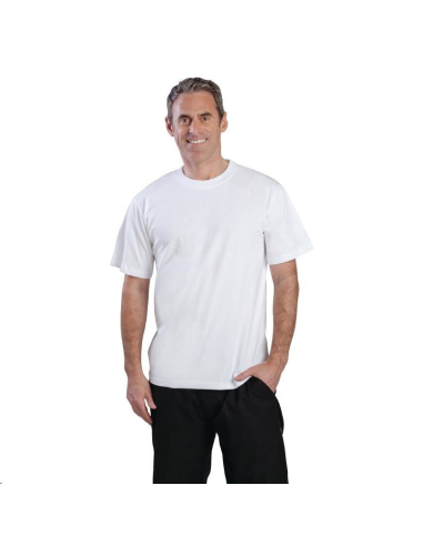 T-Shirt mixte blanc L