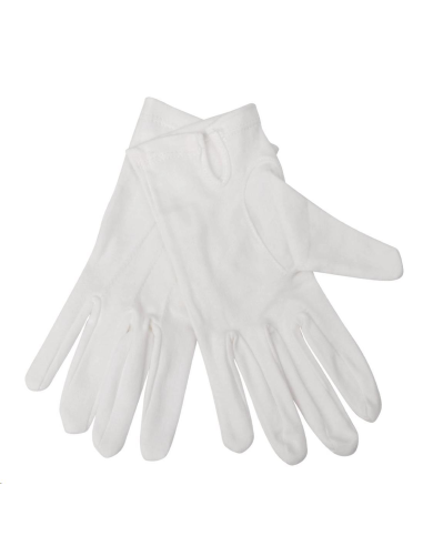 Gants de service pour homme blancs 