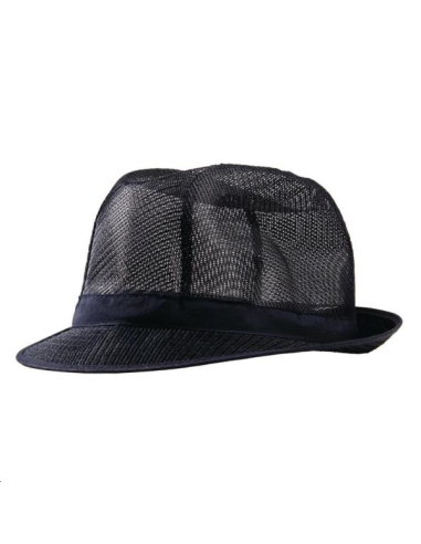 Chapeau Trilby bleu marine M