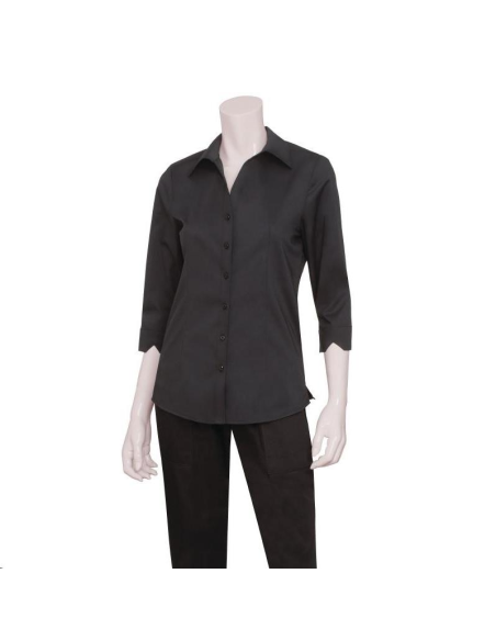 Chemisier stretch Chef Works noir X