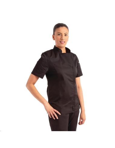 Veste de cuisine femme zippée légèr