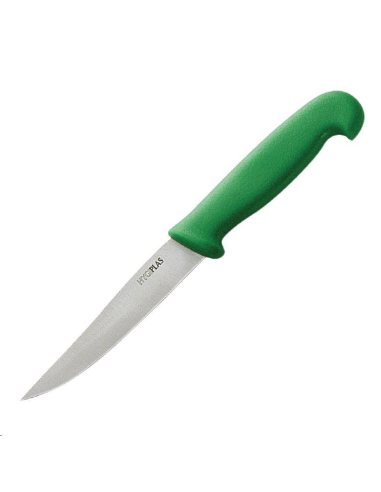 Couteau d office Hygiplas vert 7,5 