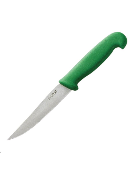 Couteau d office Hygiplas vert 7,5 