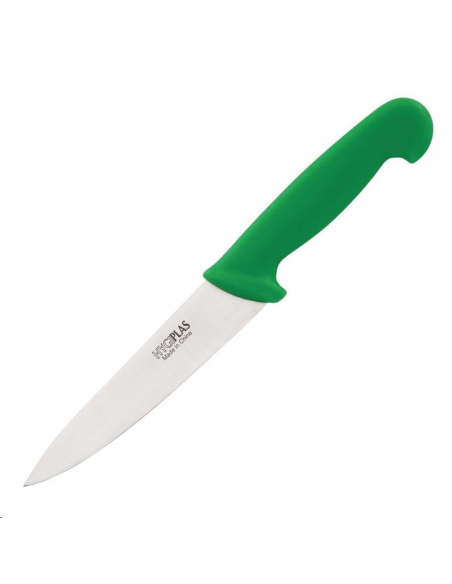 Couteau de cuisinier Hygiplas vert 