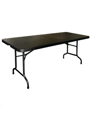 Table pliable au centre Bolero noir