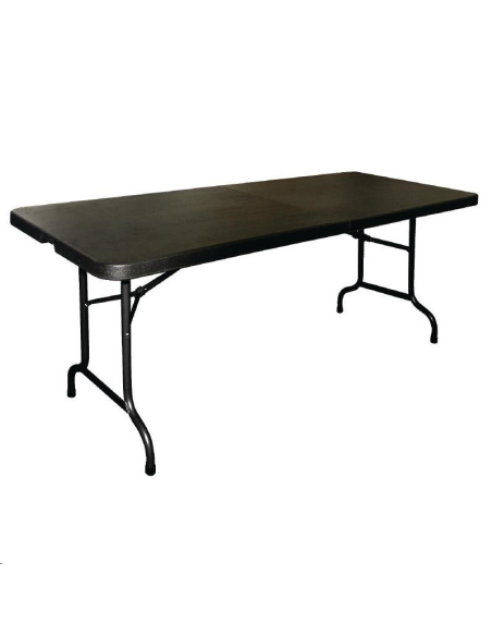 Table pliable au centre Bolero noir