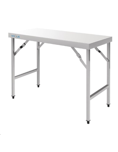 Grande table pliante inox Vogue 180