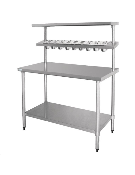 Grande table de préparation inox av