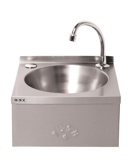 Lave-mains commande au genou inox B