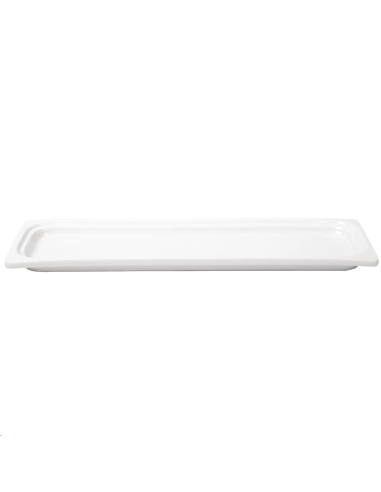 Plat blanc GN 2/4 Olympia Whiteware