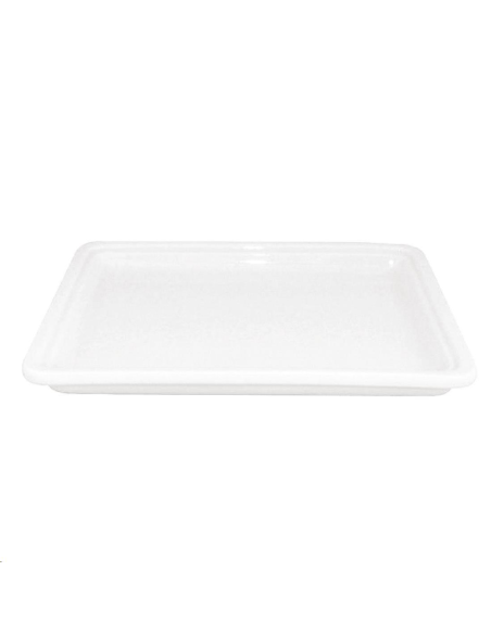 Plat blanc GN 1/2 Olympia Whiteware