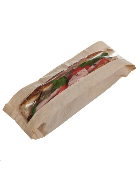 Sachet sandwich baguette en papier 