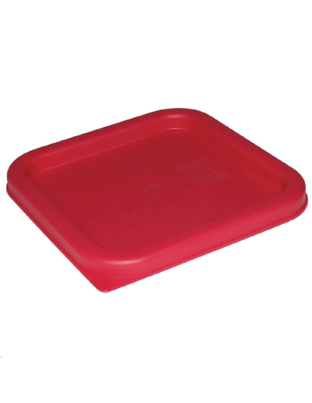 Couvercle carré rouge grand Hygipla