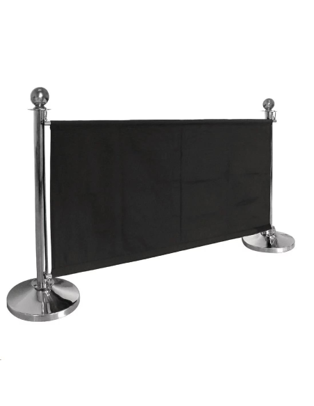 Barrière en toile Bolero noire