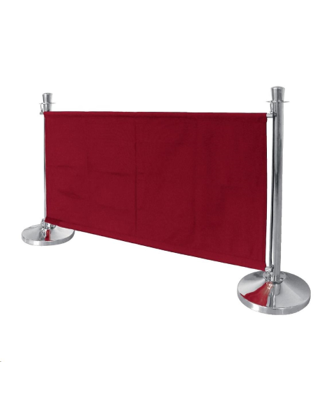 Barrière en toile Bolero rouge