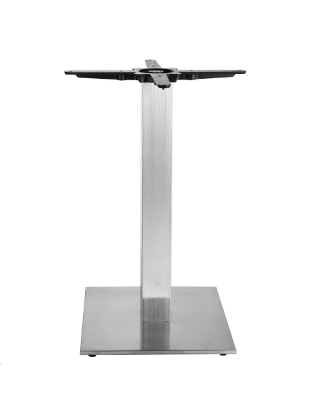 Pied de table carré inox Bolero