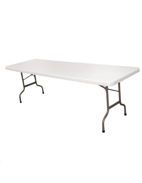 Table pliable au centre Bolero blan