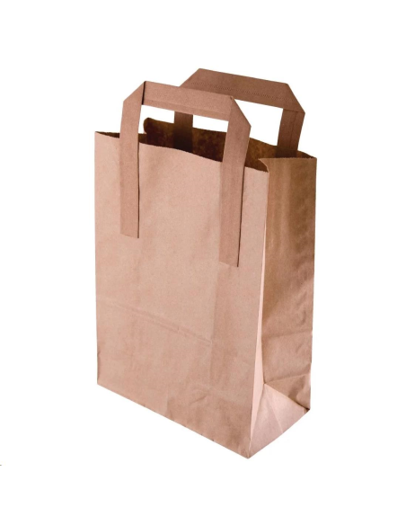 Sacs en papier Compostable marron 3