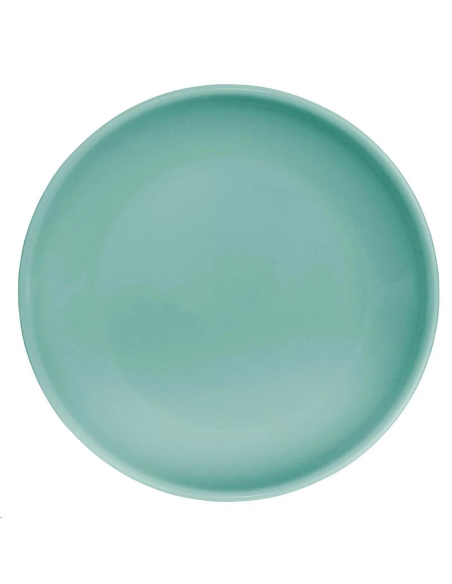 Assiette plate vert d eau Olympia C