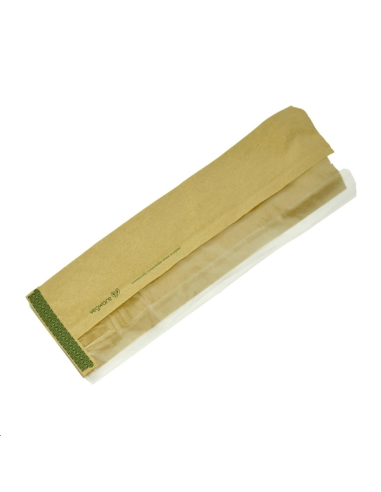 Sachets baguette kraft avec fenêtre