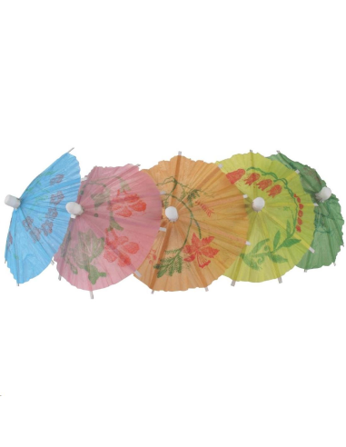 Parasols en papier de différentes c