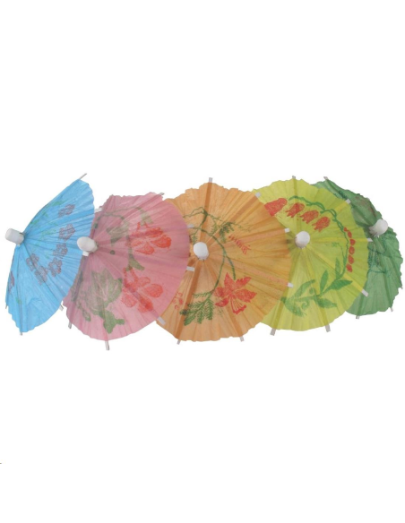 Parasols en papier de différentes c