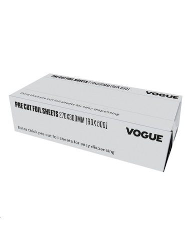 Feuilles d'aluminium Vogue 270x300m