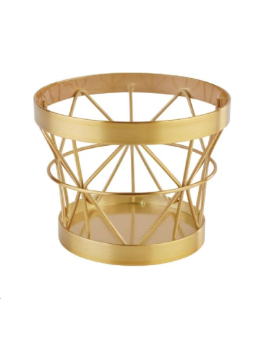 APS Metal Basket Gold Brushed 105mm