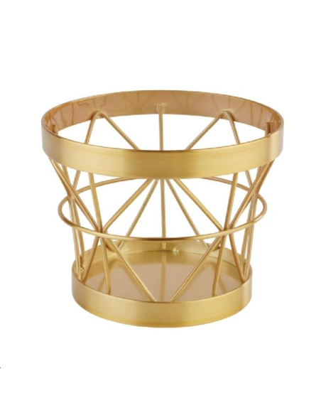 APS Metal Basket Gold Brushed 105mm