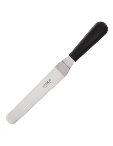 Couteau spatule coudé Hygiplas noir